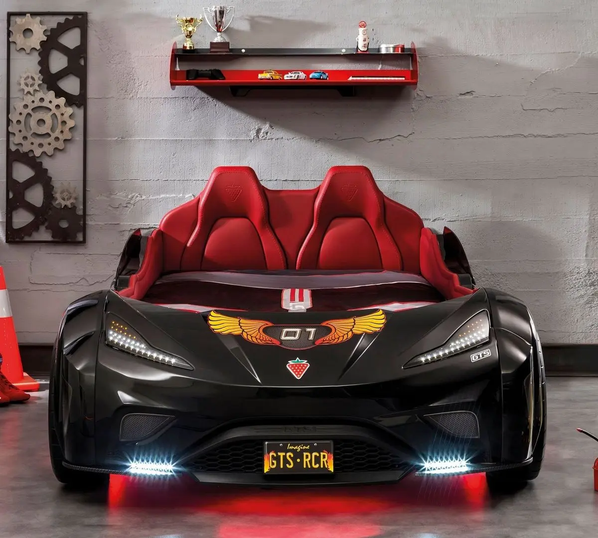 Кровать Cilek Champion Racer GTS 20.02.1352.00 Black (99x191) - 6