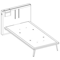 Кровать Cilek Dark Metal 20.52.1302.01 (120x200) Thumb