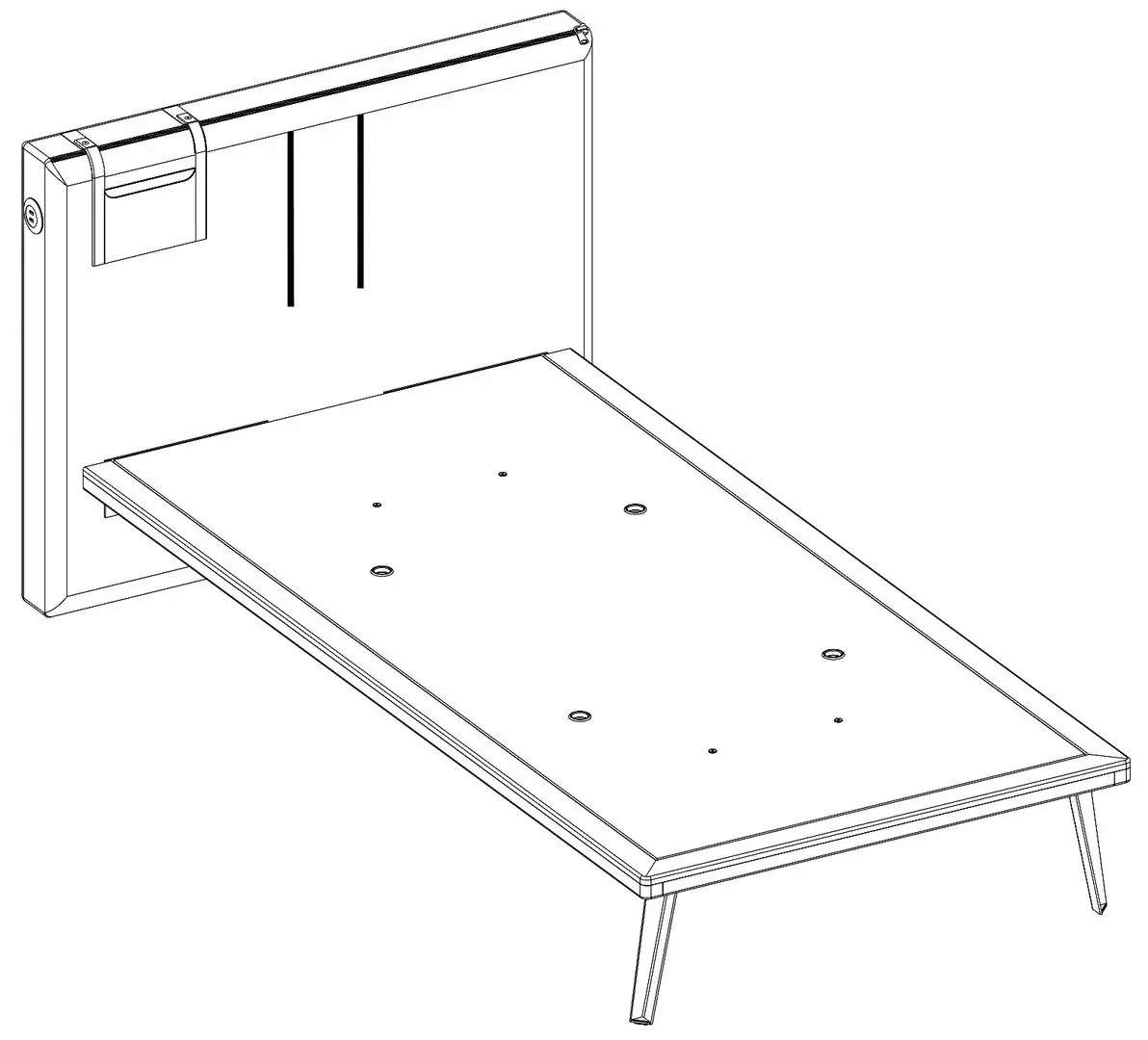 Кровать Cilek Dark Metal 20.52.1302.01 (120x200)