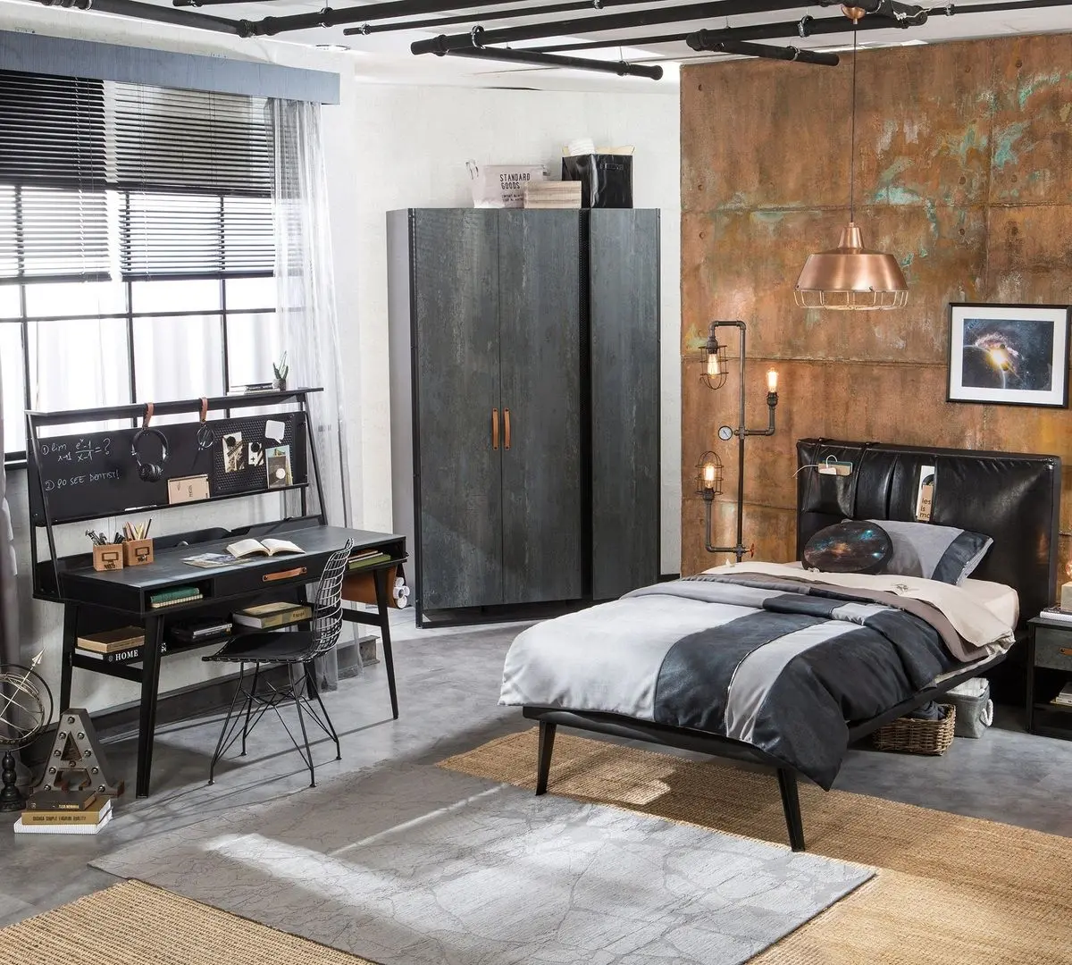 Кровать Cilek Dark Metal 20.52.1302.01 (120x200)