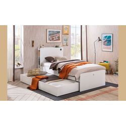 Кровать + Выдвижная нижняя кровать Cilek White 20.54.1301.00 + 20.54.1303.00 Thumb