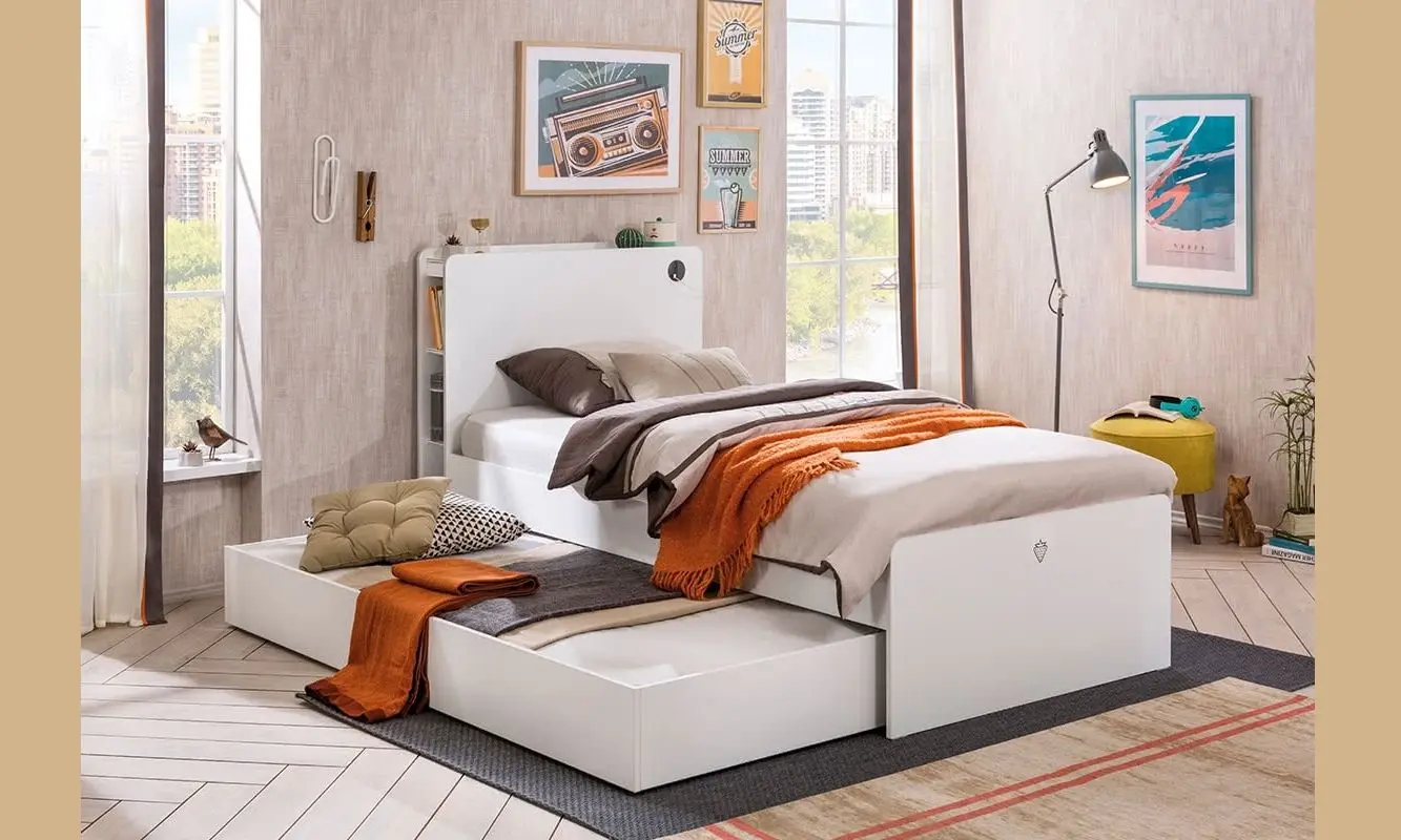 Кровать + Выдвижная нижняя кровать Cilek White 20.54.1301.00 + 20.54.1303.00 - 3