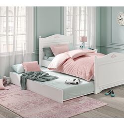 Pat inferior extensibil Cilek Rustic 20.72.1320.00 White (100х200) Thumb