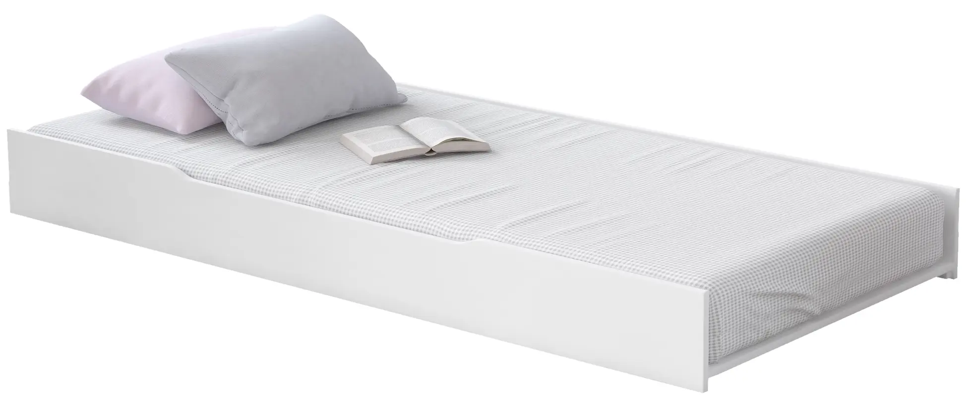 Pat inferior extensibil Cilek Rustic 20.72.1320.00 White (100х200)