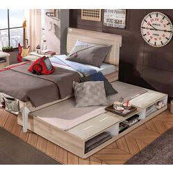 Выдвижная нижняя кровать с полками Cilek Duo 20.73.1305.00 (90x190) Thumb