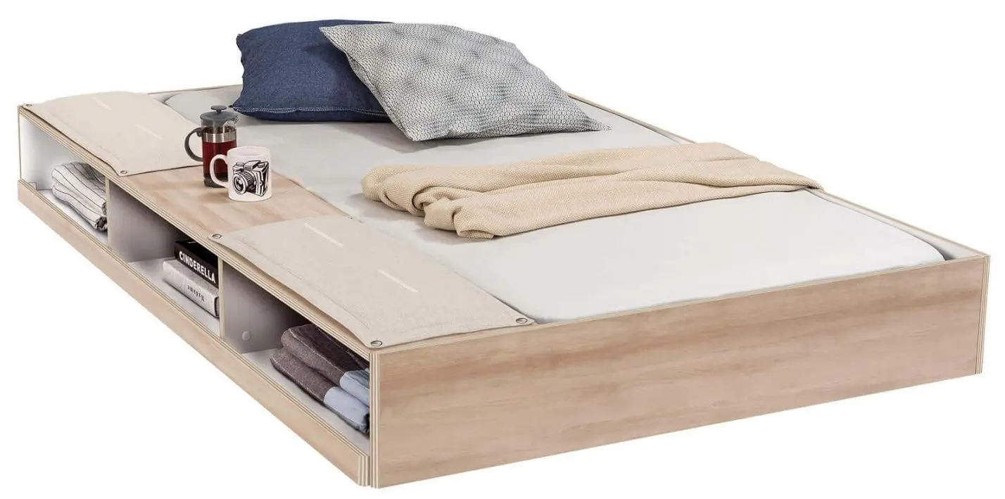 Выдвижная нижняя кровать с полками Cilek Duo 20.73.1305.00 (90x190)