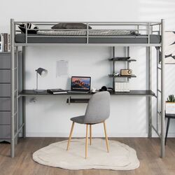 Кровать-чердак Costway HU10237SR (Silver) Thumb
