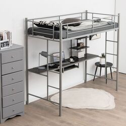 Кровать-чердак Costway HU10237SR (Silver)