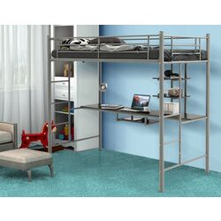 Кровать-чердак Costway HU10237SR (Silver) Thumb