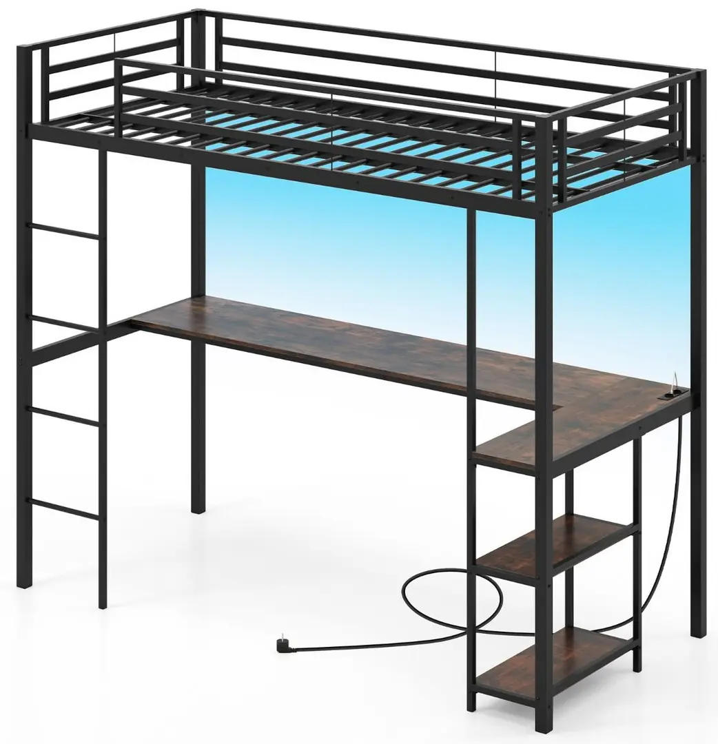 Pat supraetajat Costway HU10741DK (Black)