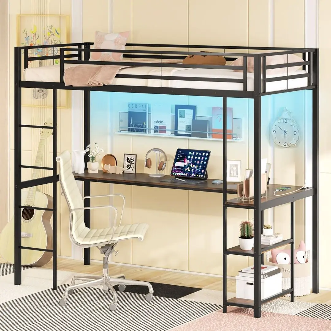 Pat supraetajat Costway HU10741DK (Black)