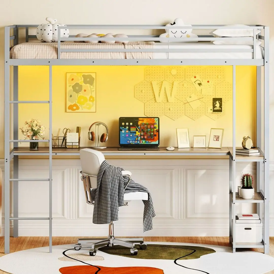 Pat supraetajat Costway HU10741SR (Silver)