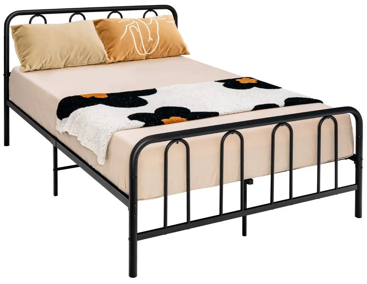 Кровать Costway HU10281DK (Black) - 4