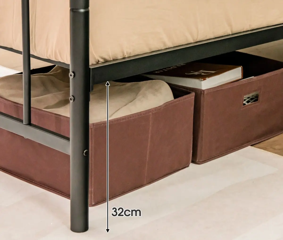 Кровать Costway HU10281DK (Black) - 2
