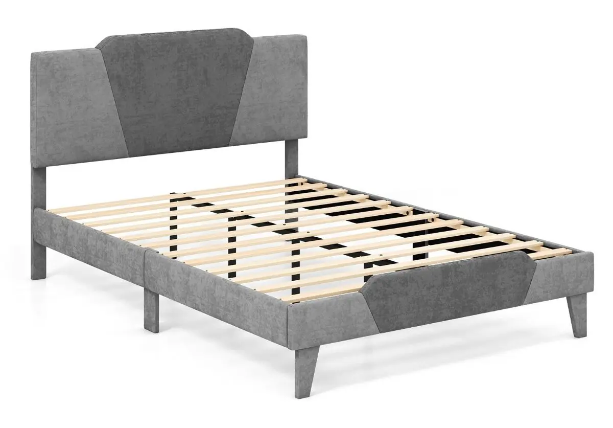 Кровать Costway HU10449GR-D (Grey) - 2