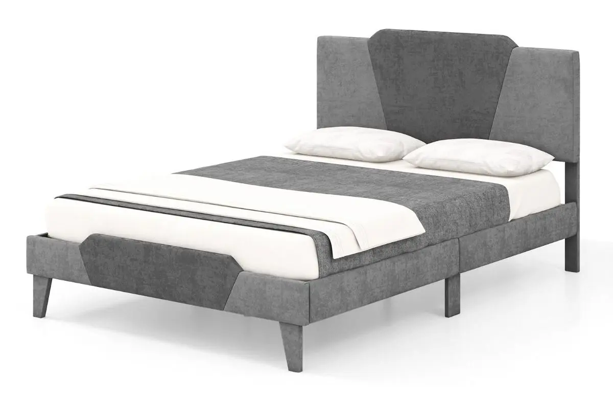 Кровать Costway HU10449GR-D (Grey) - 3