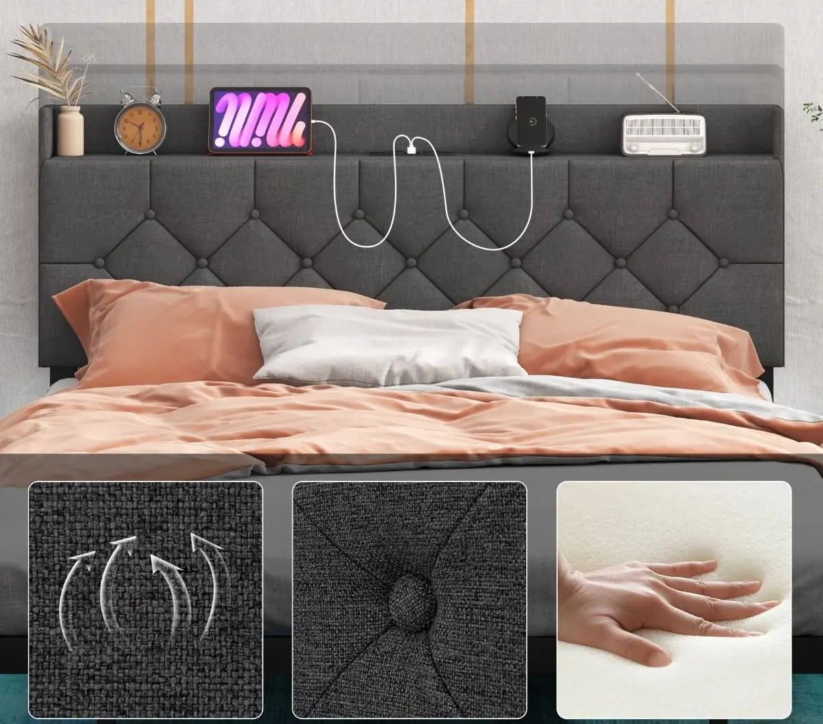 Pat Costway HU10661GR-D (Grey)