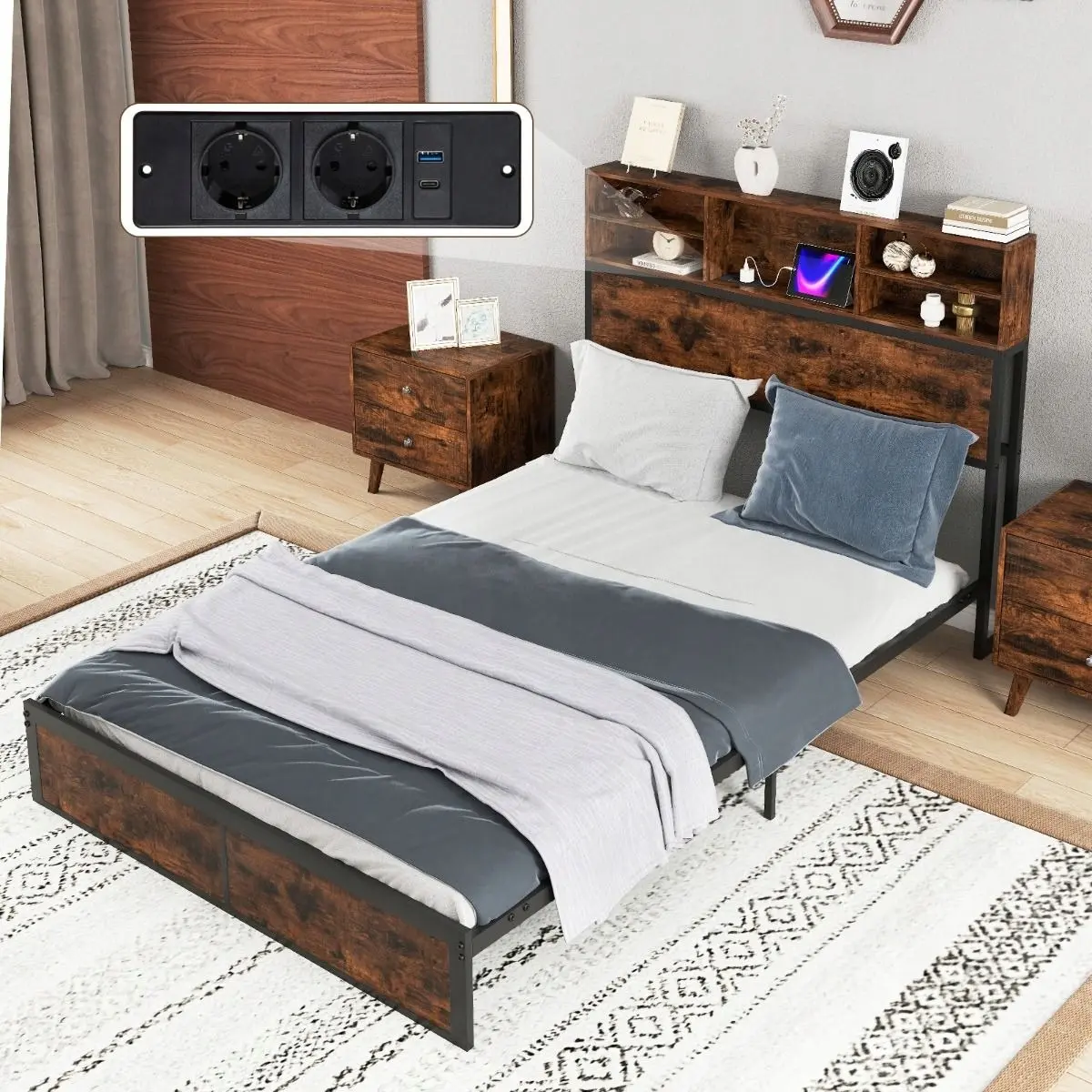 Pat Costway HU10860DE-D (Brown)