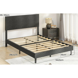 Pat Costway HU11098DE-DGR 140x200 (Grey) Thumb