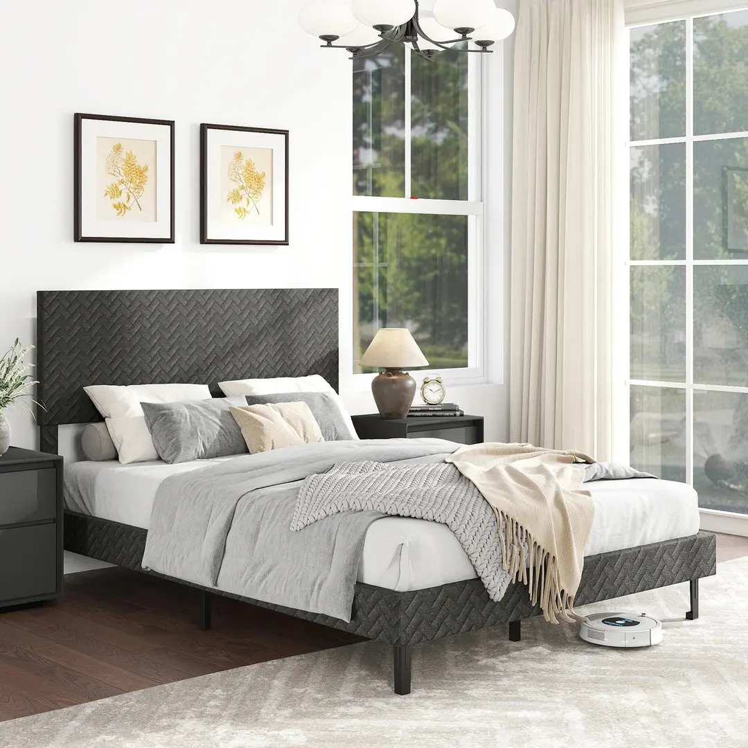 Pat Costway HU11098DE-DGR 140x200 (Grey)