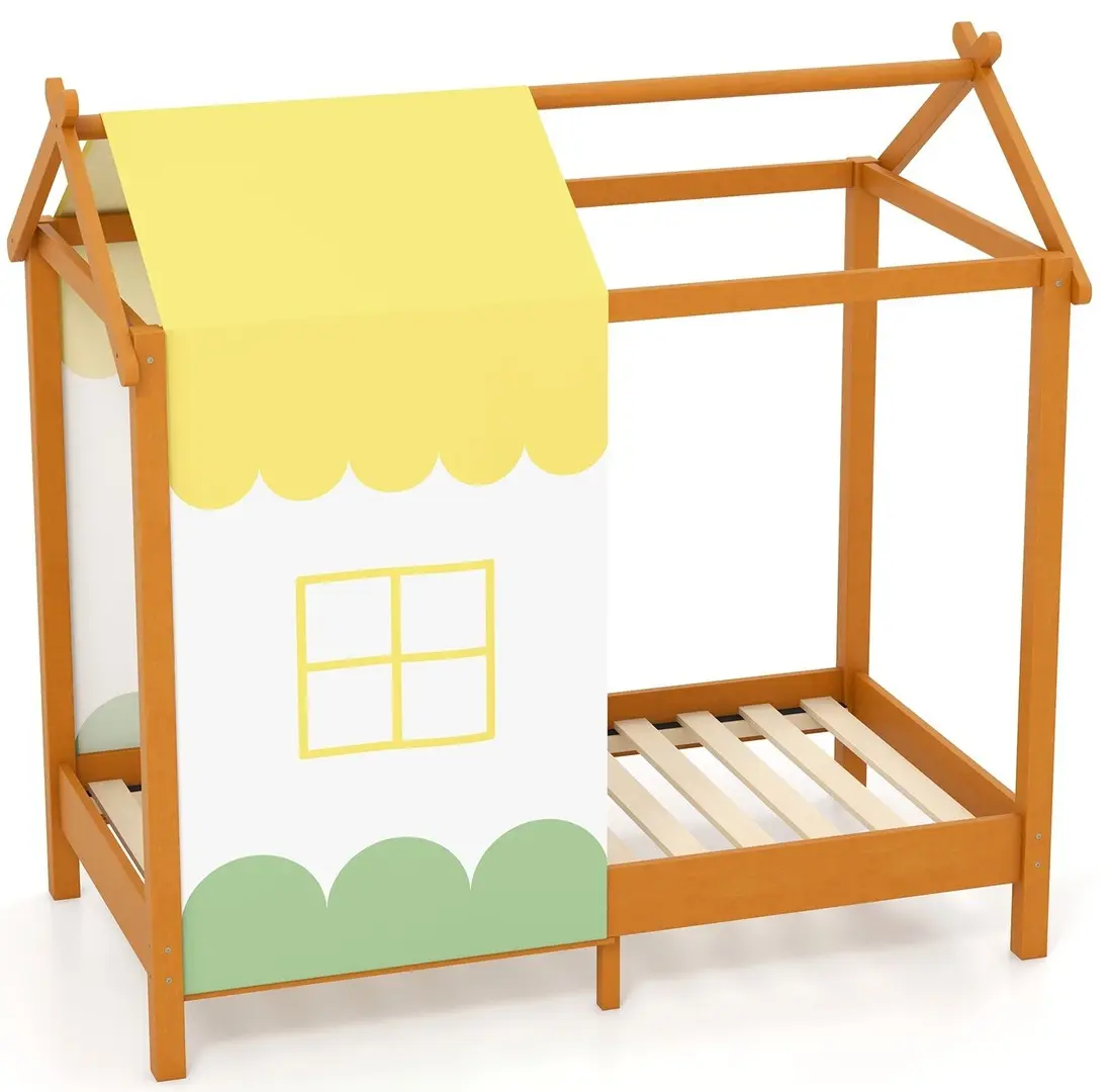 Кровать-домик Costway HU10490 73x143 (Orange)