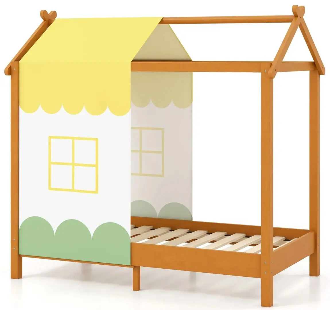 Кровать-домик Costway HU10490 73x143 (Orange)