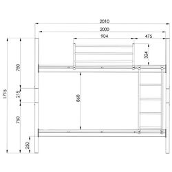 Pat suprapus Dedeman Damla 2C 90x200 (Gray) Thumb