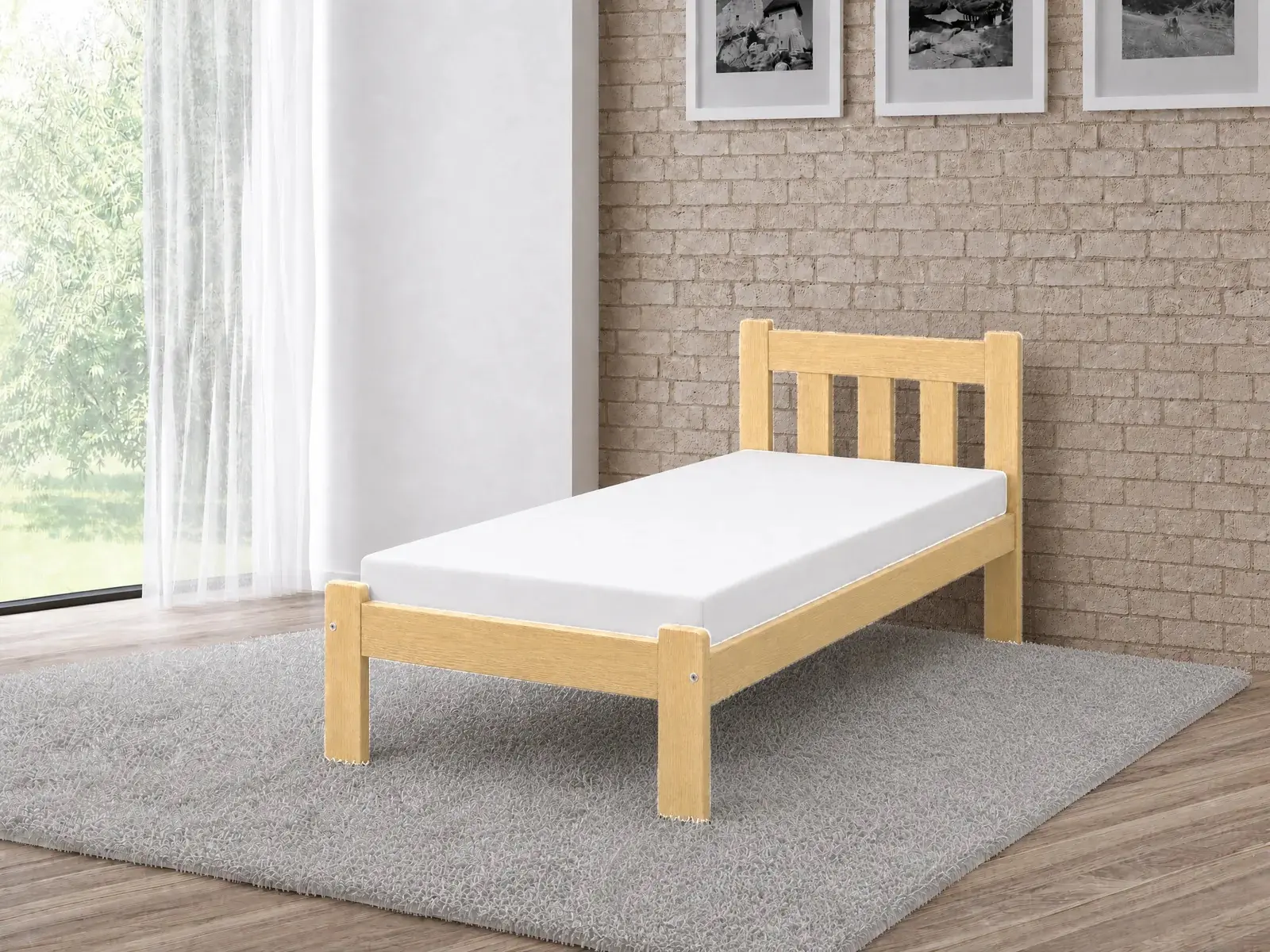 Кровать Drewmax Brita D 90x200 - 4