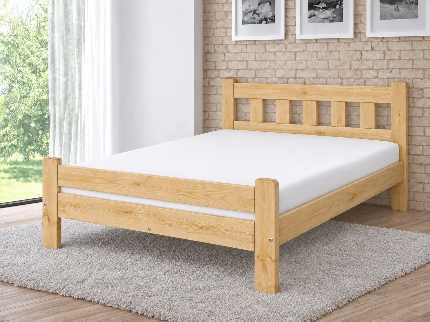Кровать Drewmax Greta D 140x200 - 5