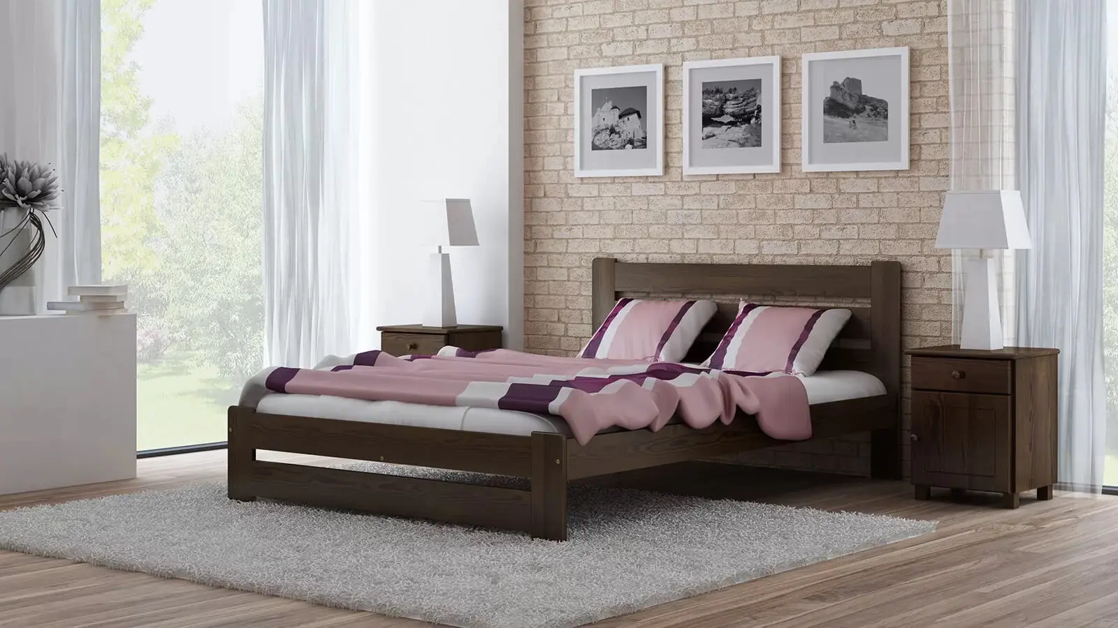 Кровать Drewmax Kati D 180x200 - 3