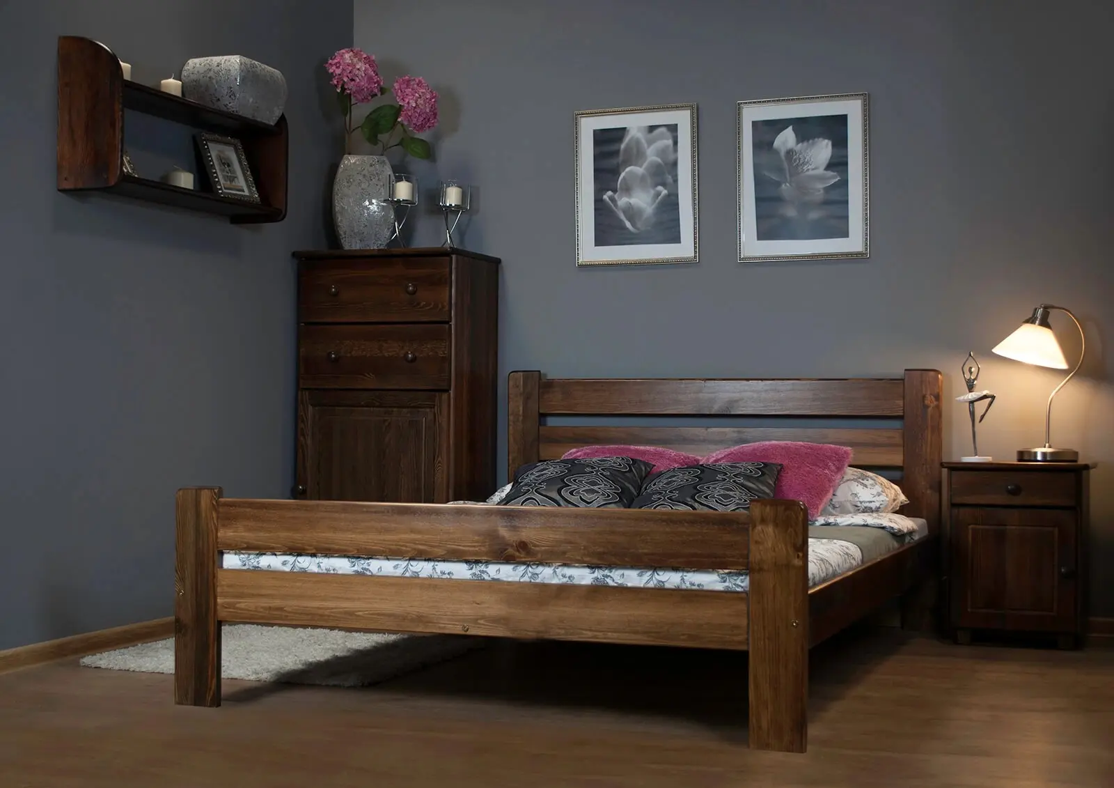Кровать Drewmax Neli D 140x200 - 5