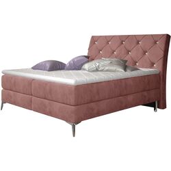 Pat Eltap Adel Kronos 29 cu mecanism de ridicare 180x200 (Antique Pink)