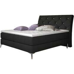 Pat Eltap Adel Sawana 14 cu mecanism de ridicare 180x200 (Black)