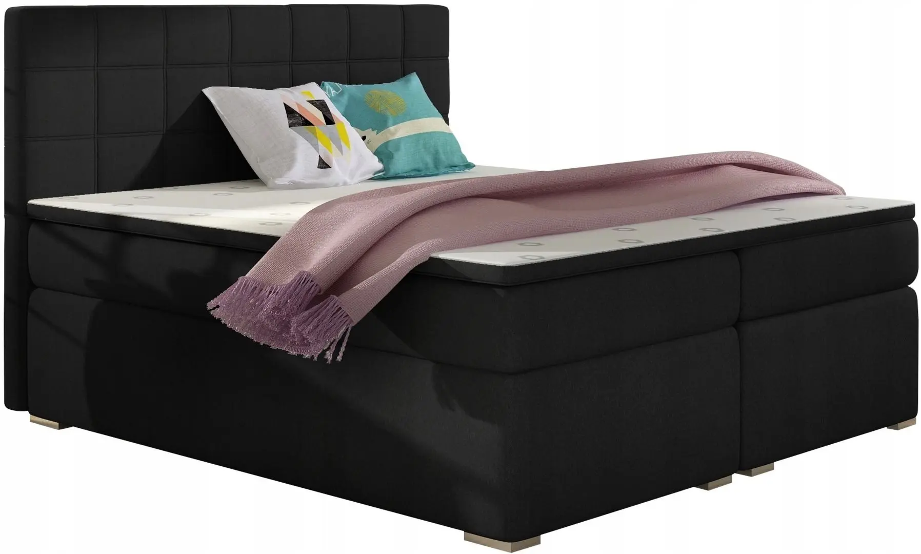 Pat Eltap Alice Sawana 14 cu mecanism de ridicare 180x200 (Black)