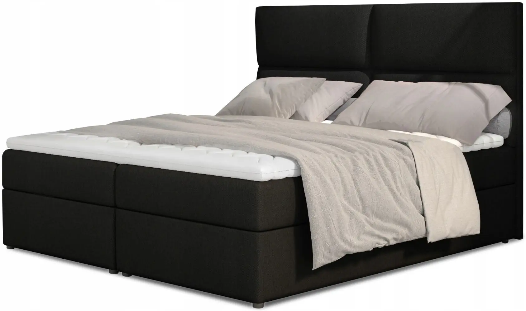 Pat Eltap Amber Sawana 14 cu mecanism de ridicare 180x200 (Black)