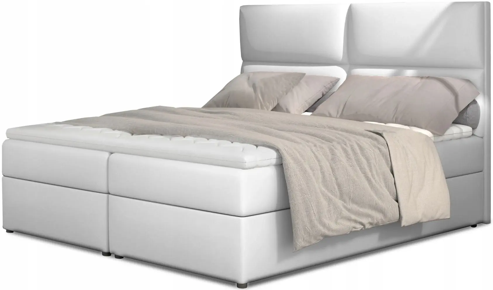 Pat Eltap Amber Soft 17 cu mecanism de ridicare 160x200 (White)