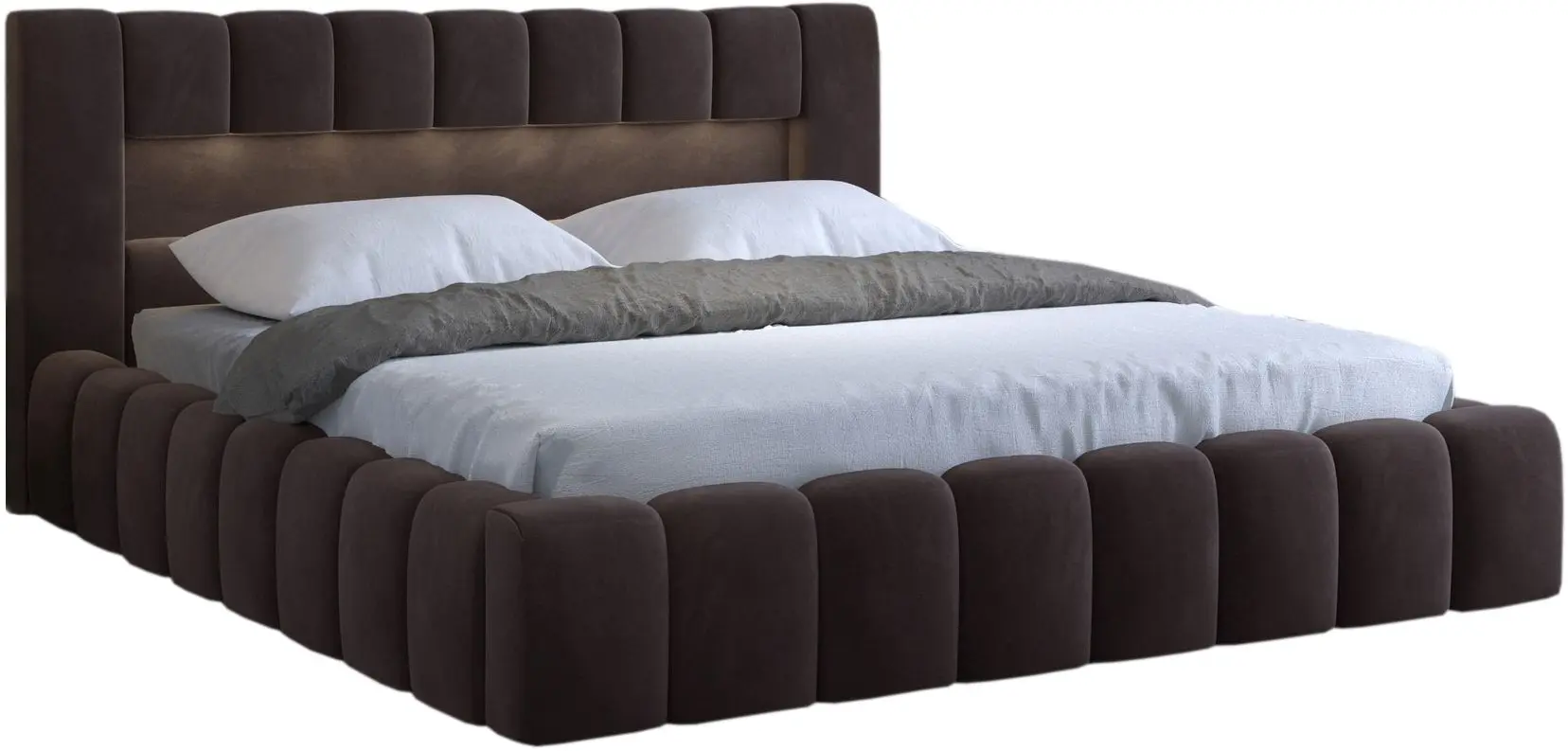 Pat Eltap Lamica Monolith 29 cu mecanism de ridicare 140x200 (Dark Brown)