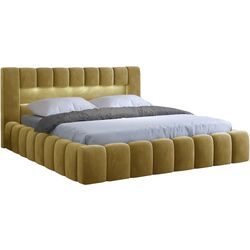 Pat Eltap Lamica Monolith 48 cu mecanism de ridicare 160x200 (Mustard)