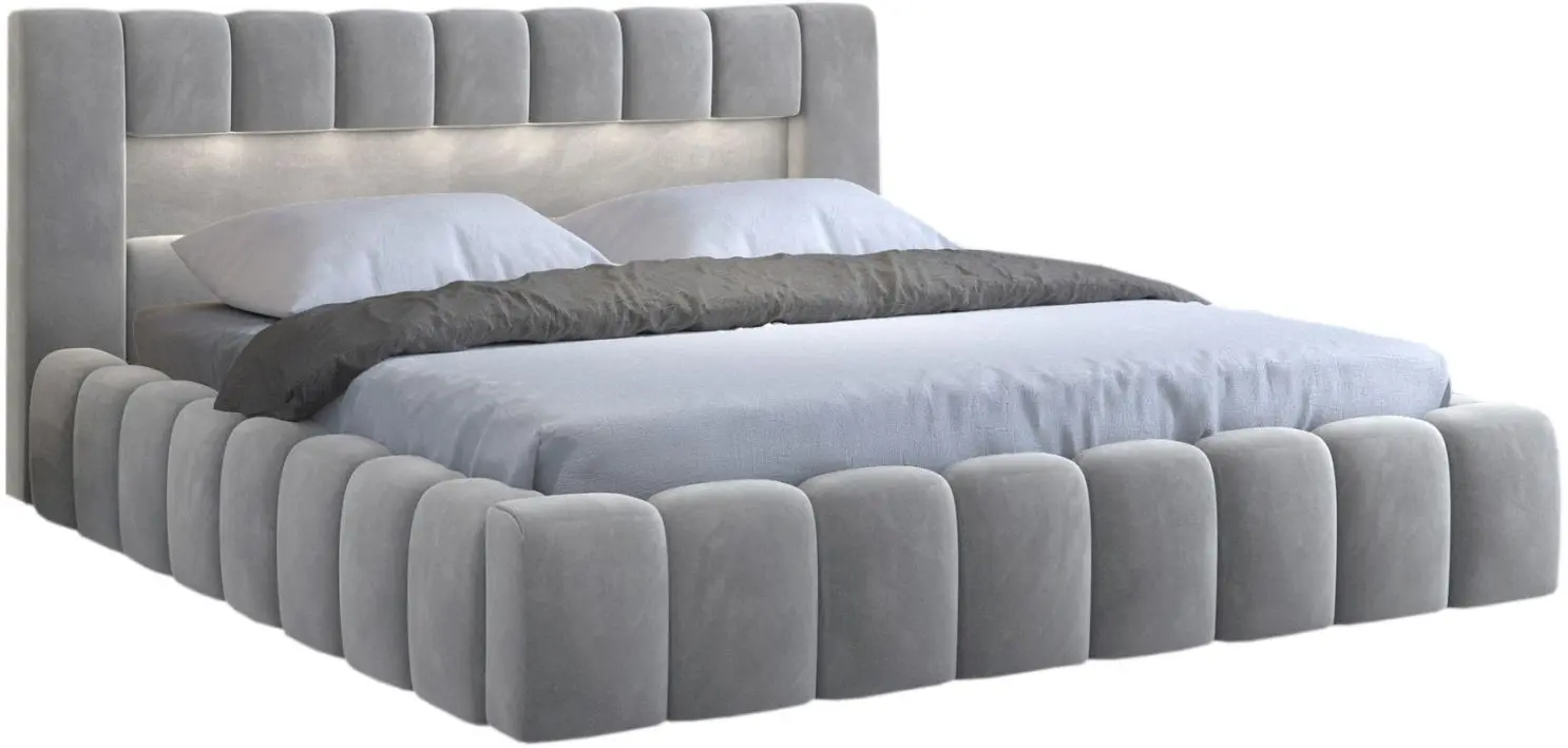 Pat Eltap Lamica Monolith 84 cu mecanism de ridicare 160x200 (Light Gray)