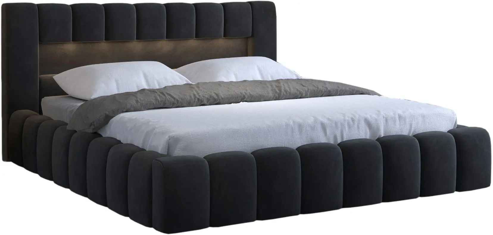 Pat Eltap Lamica Monolith 97 cu mecanism de ridicare 180x200 (Dark Graphite)