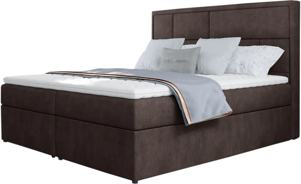 Pat Eltap Meron Dora 28 cu mecanism de ridicare 140x200 (Dark Brown)