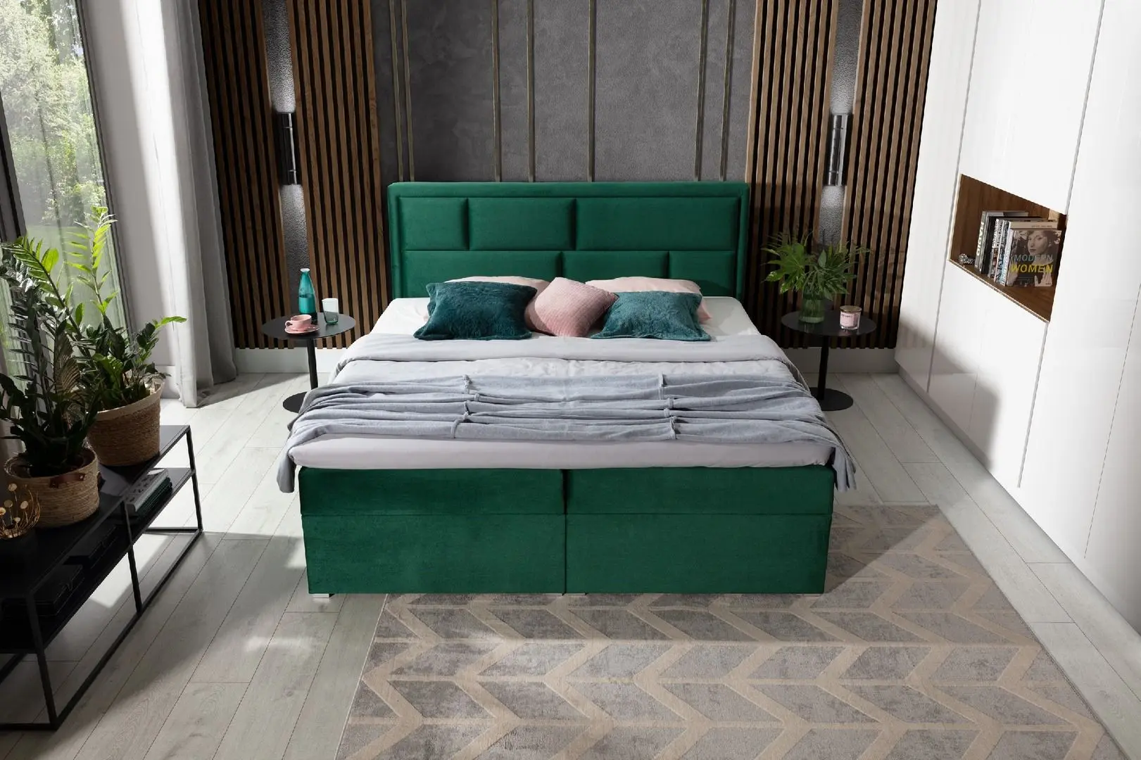 Pat Eltap Meron Kronos 19 cu mecanism de ridicare 180x200 (Green)