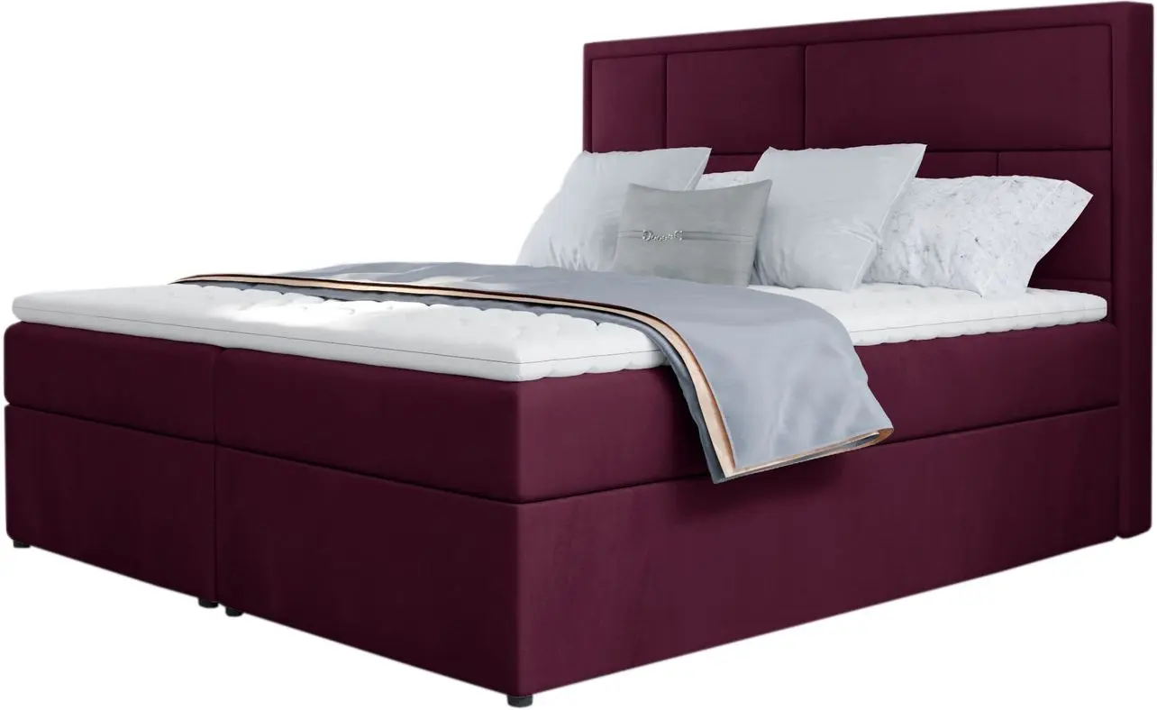 Кровать Eltap Meron Matt Velvet 68 с подъемным механизмом 160x200 (Burgundy)