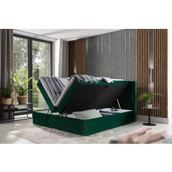 Pat Eltap Meron Sawana 14 cu mecanism de ridicare 160x200 (Black) Thumb