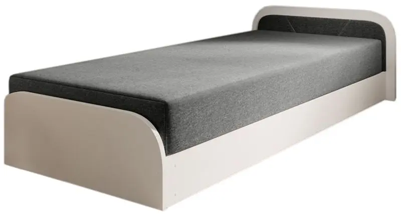Кровать Eltap Parys 80x190 Sawana 21 Right (White/Grey)