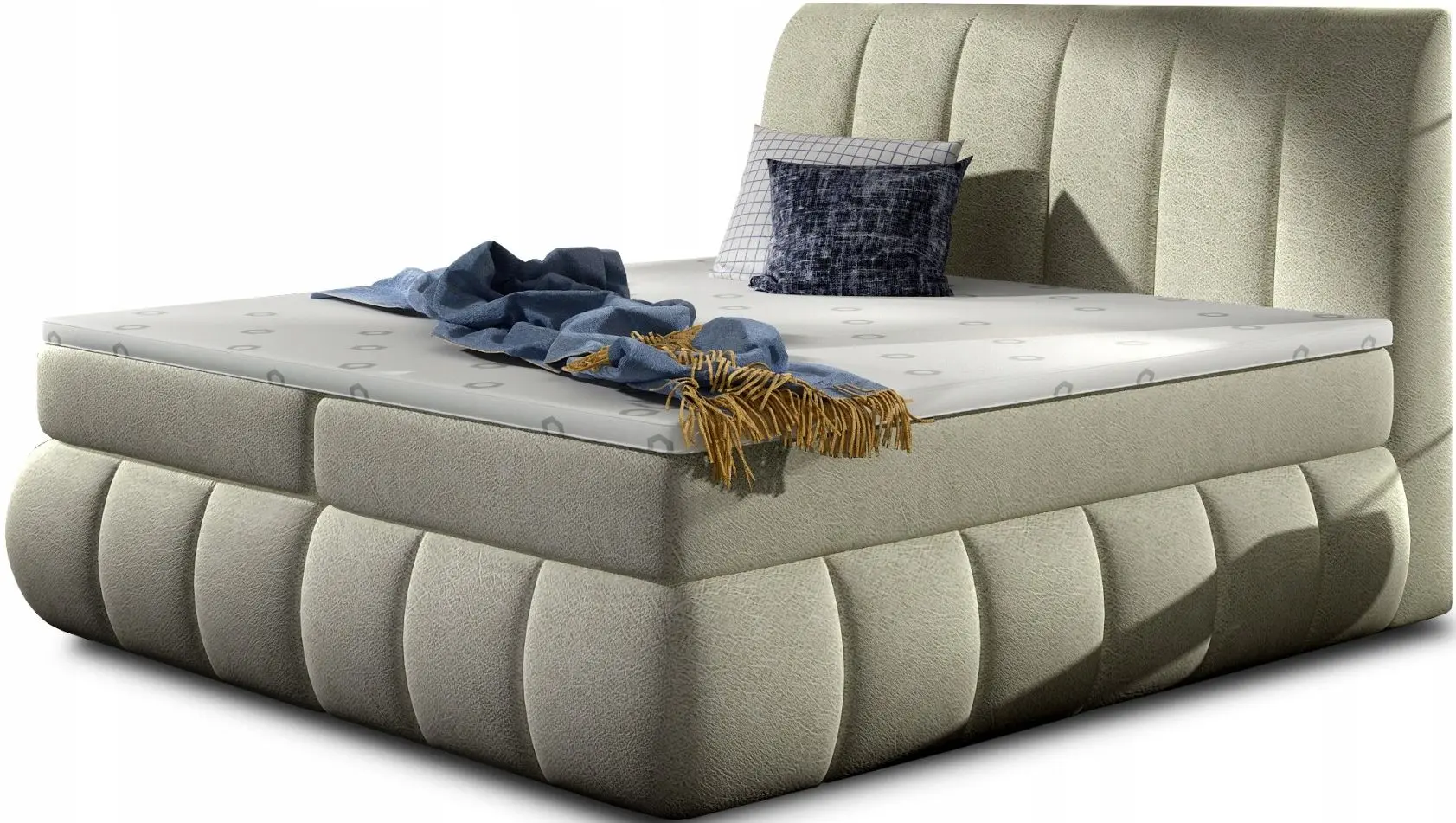 Pat Eltap Vincenzo Dora 21 cu mecanism de ridicare 160x200 (Beige)