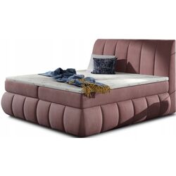 Pat Eltap Vincenzo Matt Velvet 63 cu mecanism de ridicare 160x200 (Mountbatten Pink)