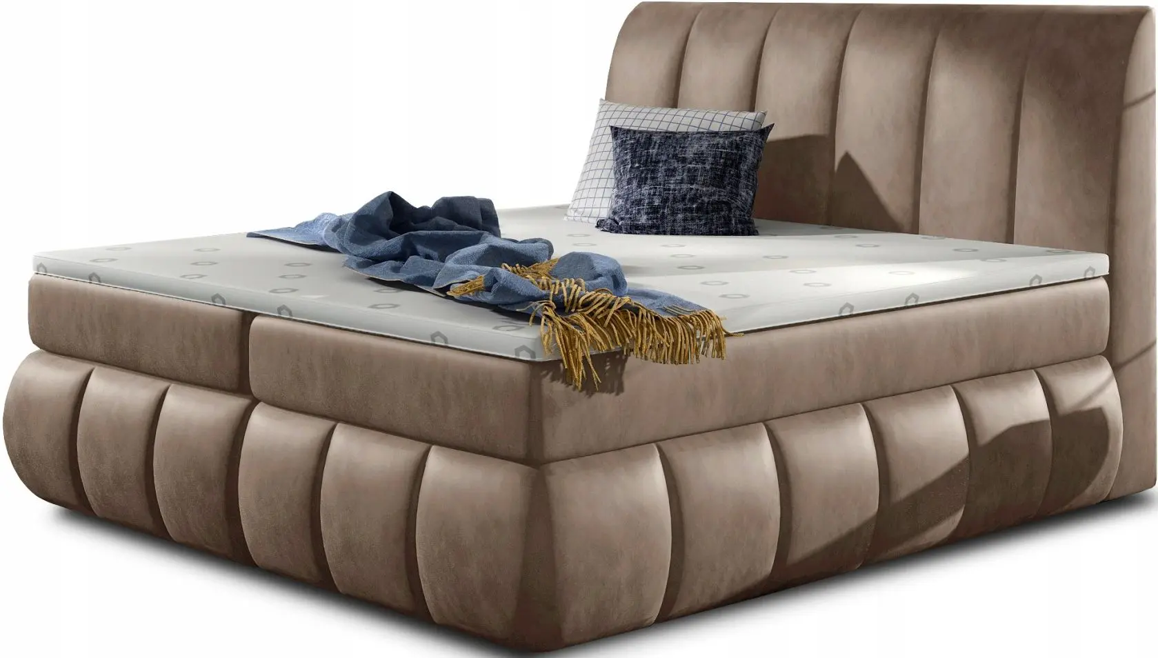 Кровать Eltap Vincenzo Monolith 09 с подъемным механизмом 160x200 (Light Brown)