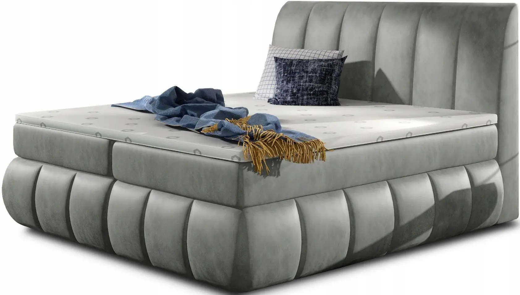 Pat Eltap Vincenzo Monolith 84 cu mecanism de ridicare 140x200 (Light Gray)