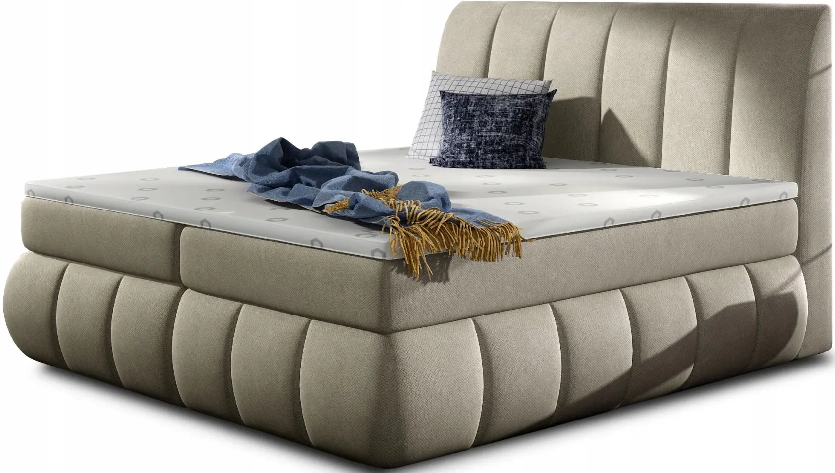 Кровать Eltap Vincenzo Orinoco 22 с подъемным механизмом 140x200 (Gray-Beige)